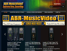 Tablet Screenshot of abr-musicvideo.com